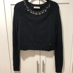 Navy Abercrombie & Fitch Sweater